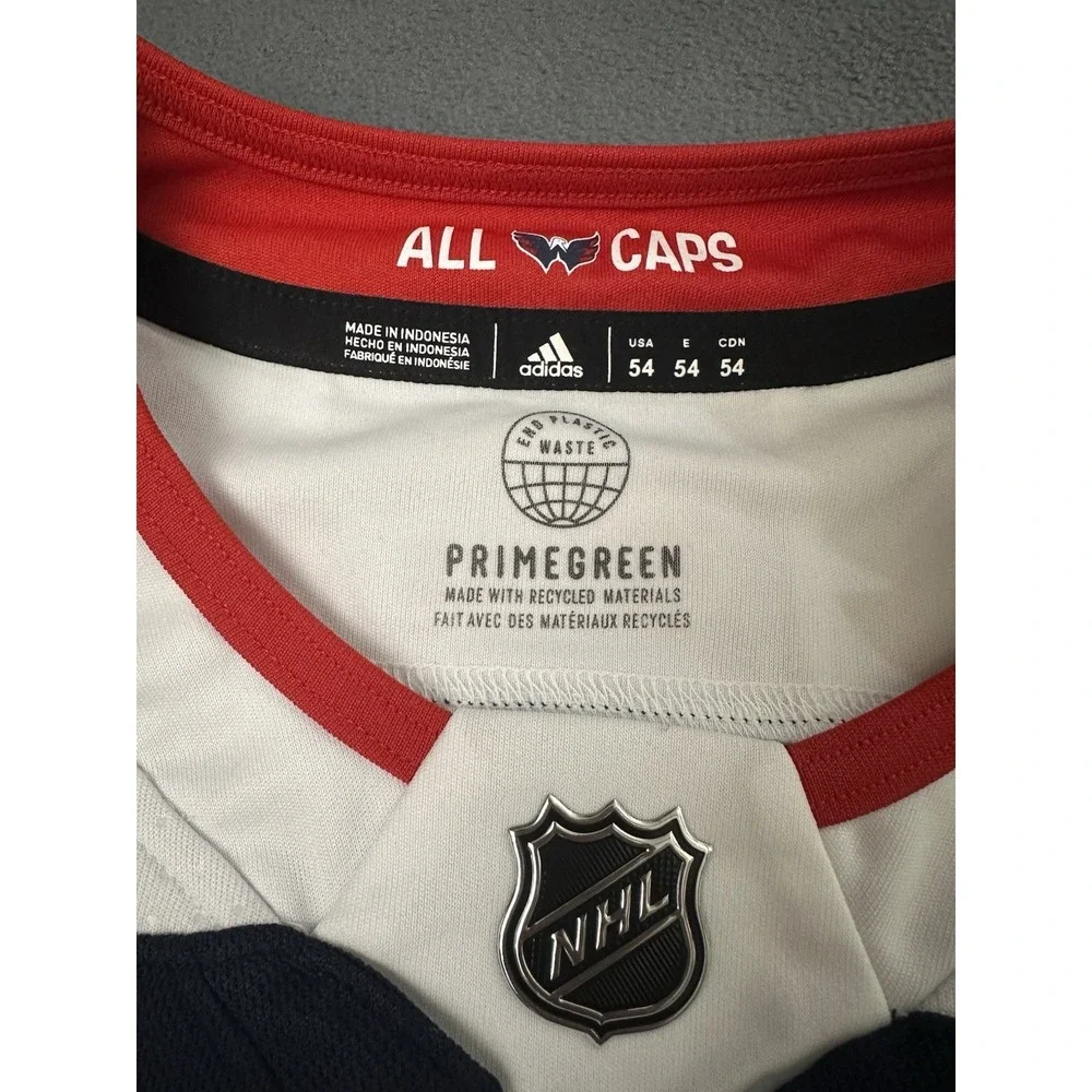 Adidas Washington Capitals Team Primegreen (2023-24)ALTERNATE Jersey Men's Sz 54